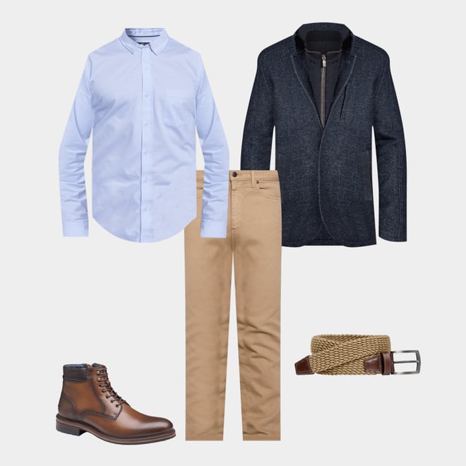 3rd bundle featuring 4 items which compliment XC Flex® Connelly Plain Toe Boot
