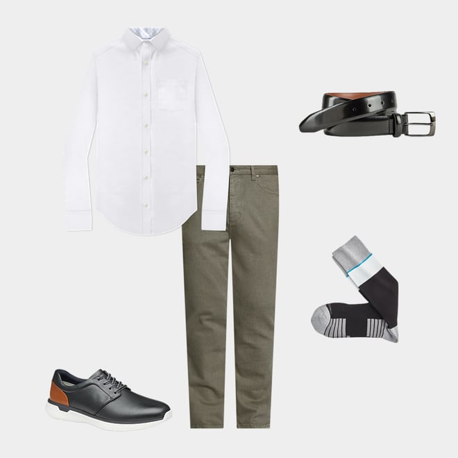 2nd bundle featuring 4 items which compliment First in Comfort Block Stripe Socks