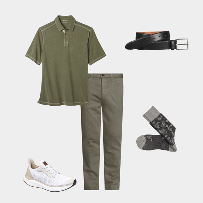 1st bundle featuring 4 items which compliment Feather-Edge Dress Belt