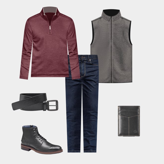2nd bundle featuring 5 items which compliment XC Flex® Connelly Wingtip Boot