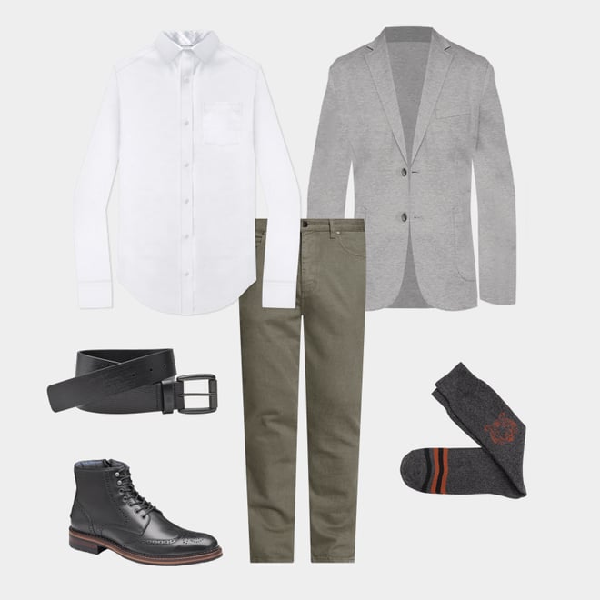 3rd bundle featuring 5 items which compliment XC Flex® Connelly Wingtip Boot