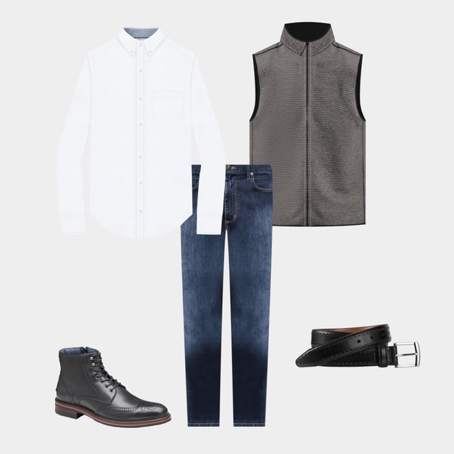1st bundle featuring 4 items which compliment XC Flex® Connelly Wingtip Boot