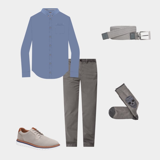 1st bundle featuring 4 items which compliment Braydon Knit Plain Toe