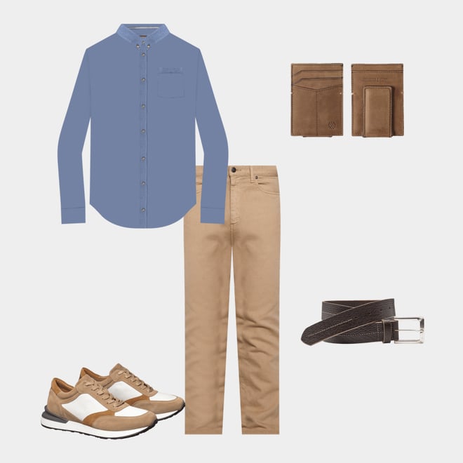5th bundle featuring 4 items which compliment Jackson Front Pocket Wallet