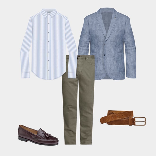 4th bundle featuring 4 items which compliment Hayes Tassel Loafer