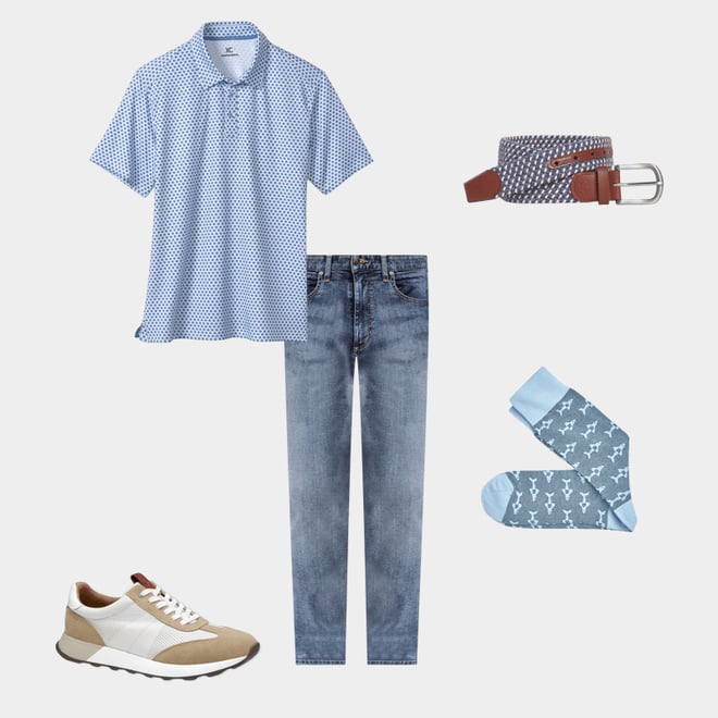 2nd bundle featuring 4 items which compliment Shark Pindot Socks