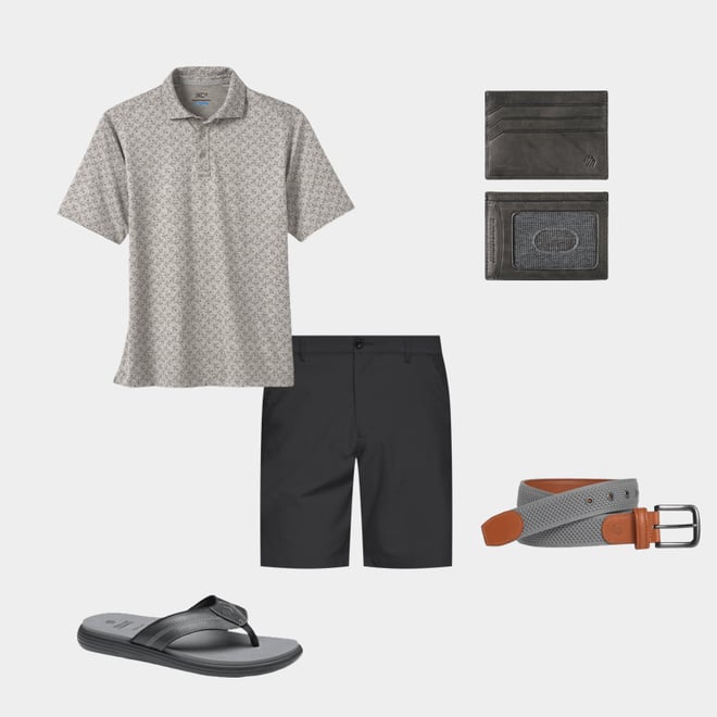 1st bundle featuring 4 items which compliment XC4® Performance Flat-Front 9" Shorts