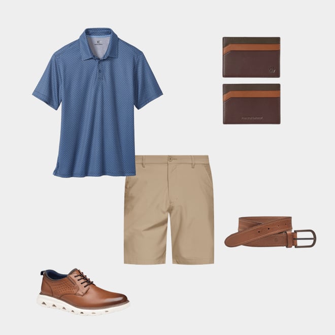 5th bundle featuring 4 items which compliment XC4® Performance Flat-Front 9" Shorts