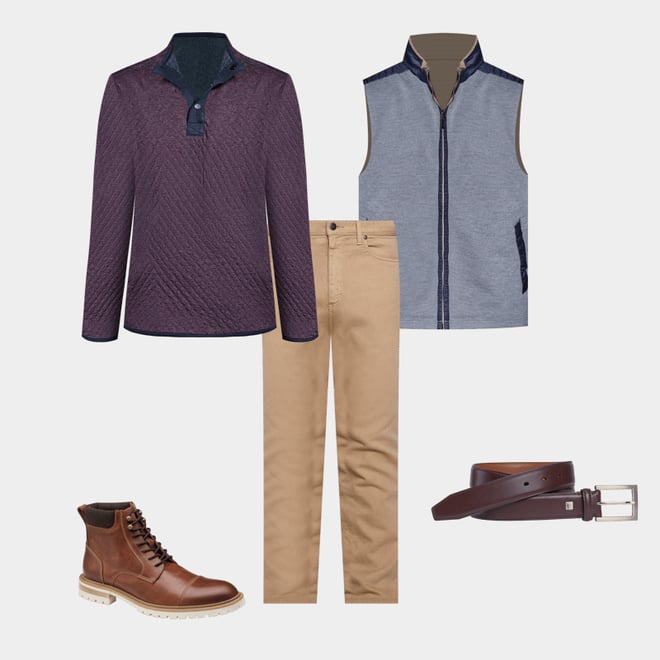 1st bundle featuring 4 items which compliment Barrett Cap Toe Boot