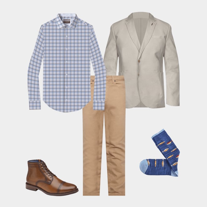 1st bundle featuring 4 items which compliment XC Flex® Raleigh Cap Toe Zip Boot