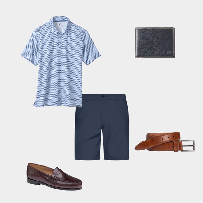 5th bundle featuring 4 items which compliment Hayes Penny Loafer
