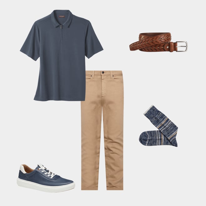 3rd bundle featuring 4 items which compliment Heather Stripe Socks