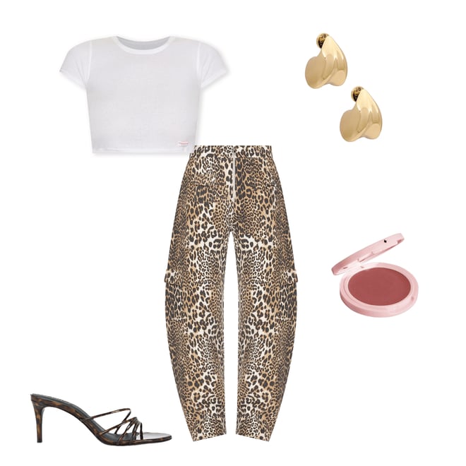 1st bundle featuring 4 items which compliment Cropped Short Sleeve Crewneck Tee