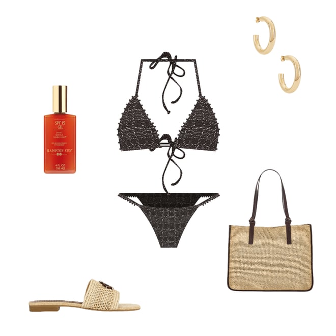 3rd bundle featuring 5 items which compliment Delphi Flat Sandal
