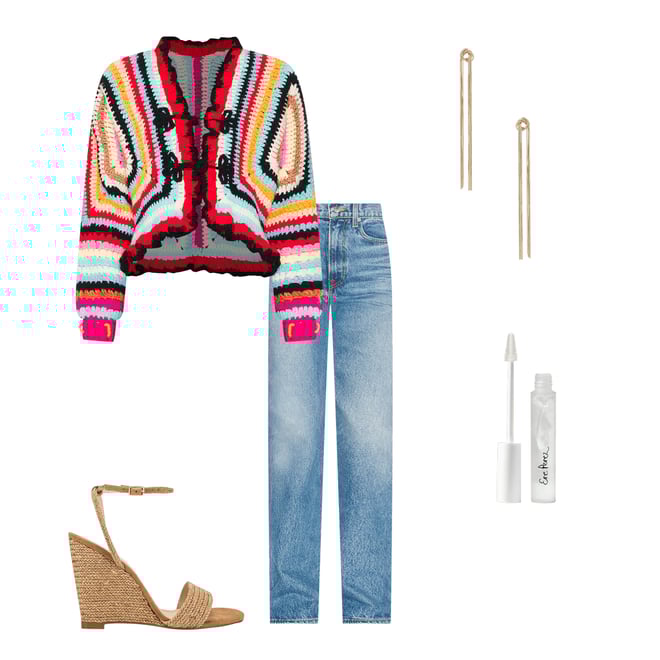 3rd bundle featuring 4 items which compliment Sara Super High Rise Slim Straight