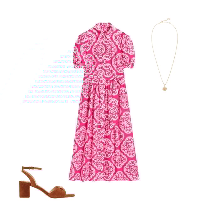 3rd bundle featuring 2 items which compliment Alexa Maxi Shirt Dress-Pink Peony, Botanic Blush