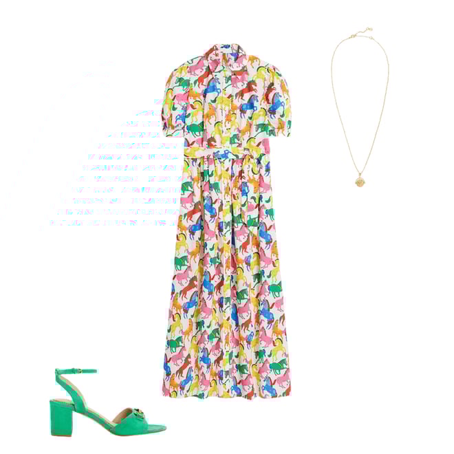 1st bundle featuring 2 items which compliment Alexa Maxi Shirt Dress-Multi, Pony Club