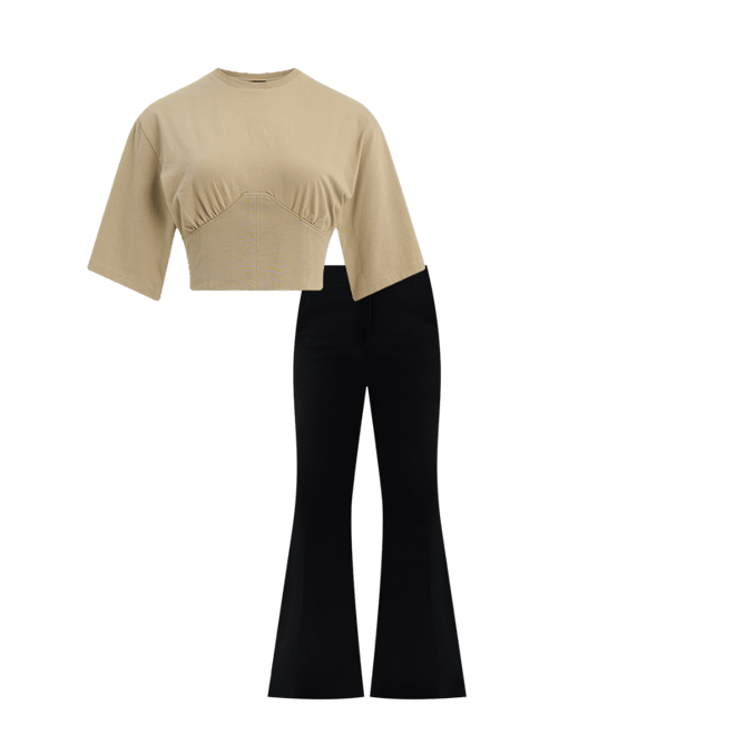 Editor High Waisted Trouser Flare Pant | Express