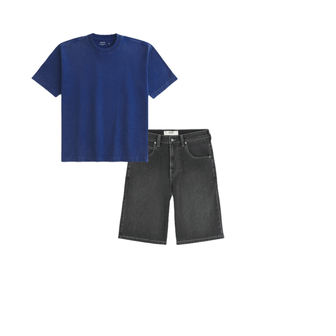 Boxy Heavyweight Washed Crew T-Shirt