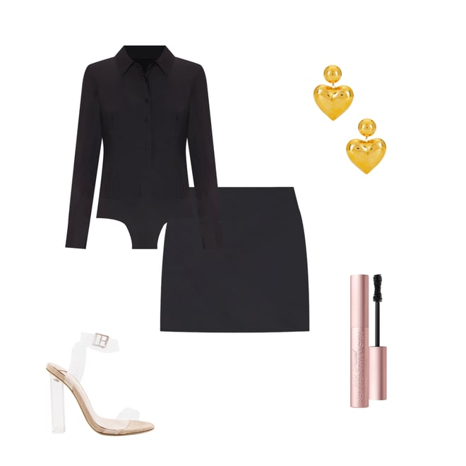 2nd bundle featuring 4 items which compliment Classic Button Down Bodysuit