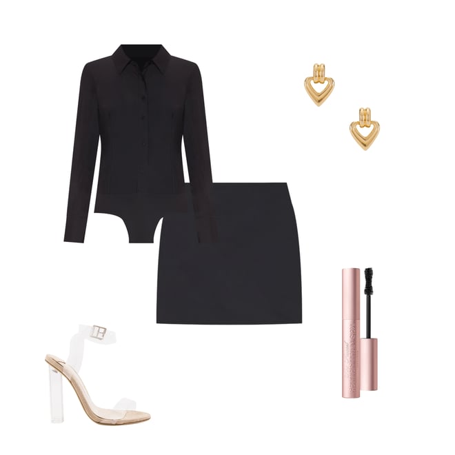 2nd bundle featuring 4 items which compliment Classic Button Down Bodysuit
