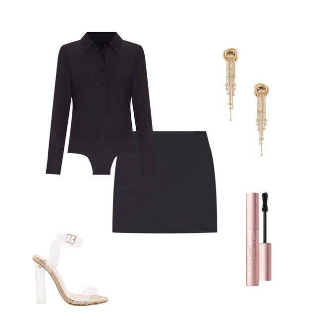 2nd bundle featuring 4 items which compliment Classic Button Down Bodysuit