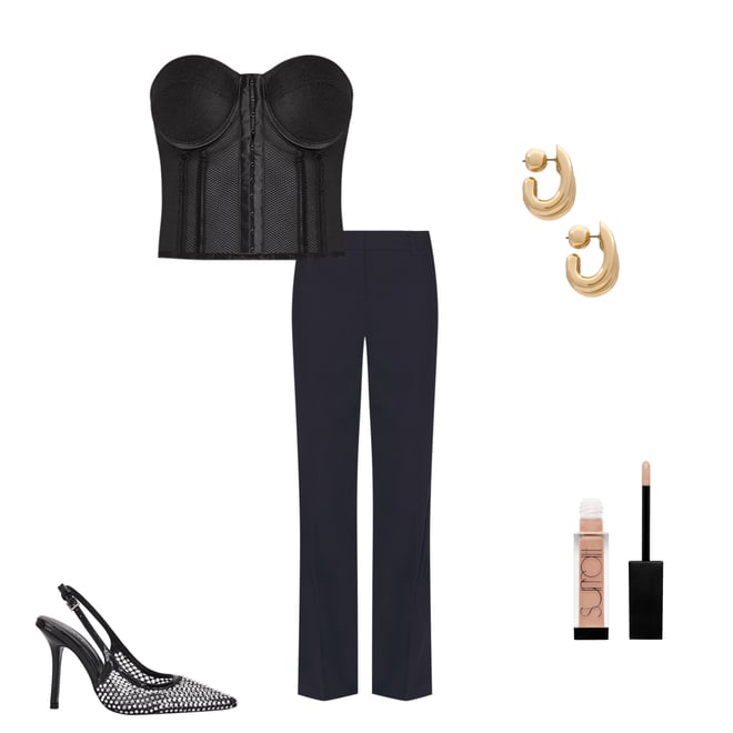 1st bundle featuring 4 items which compliment Jeanine Mesh Corset