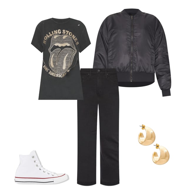 2nd bundle featuring 4 items which compliment the Rolling Stones Destroyed Tee