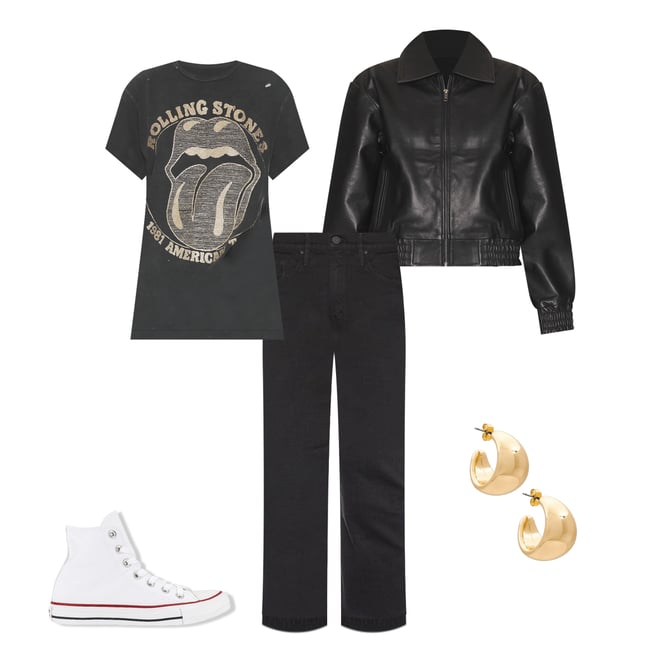 3rd bundle featuring 4 items which compliment the Rolling Stones Destroyed Tee