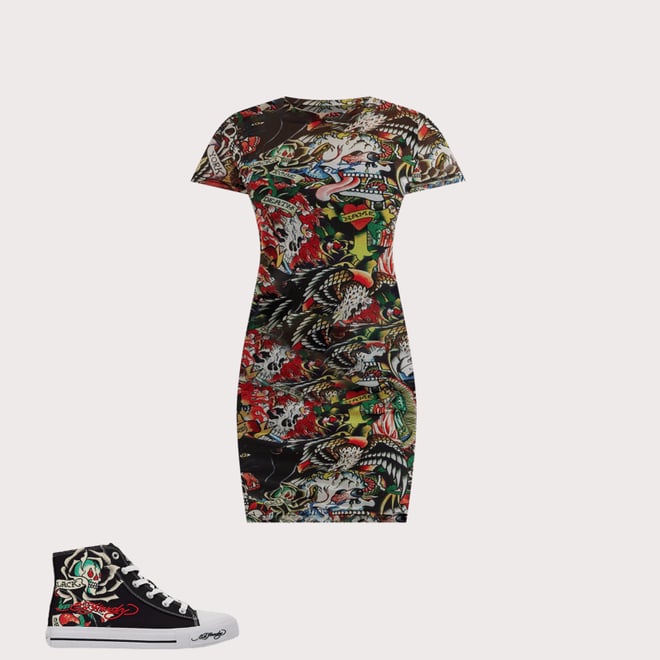 Ed Hardy Skull Hi Grade-School – DTLR