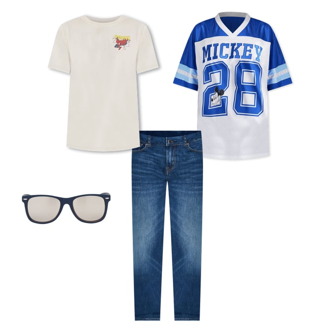 Mickey & Friends | Aero Mickey Mouse 28 V-Neck Mesh Top
