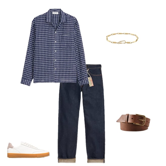 RRL Straight Fit Selvedge Denim Jeans - Once Washed | Rigid