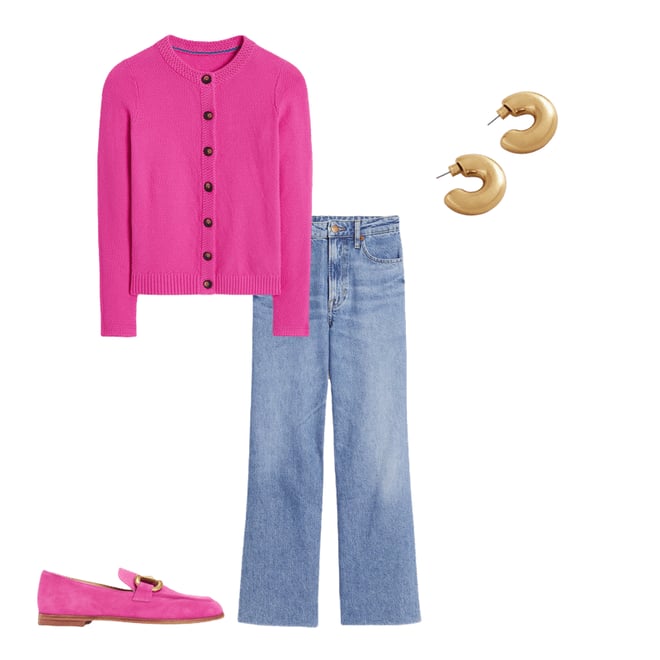 5th bundle featuring 3 items which compliment Callie Crochet Trim Cardigan