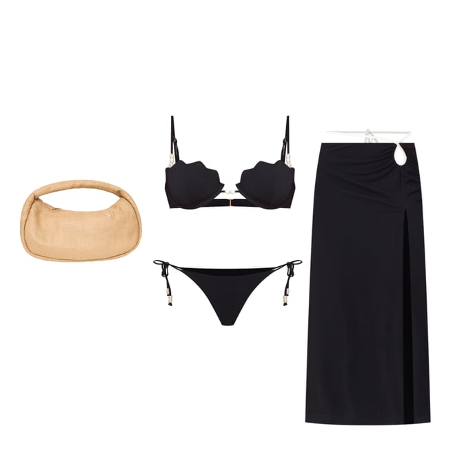 4th bundle featuring 3 items which compliment Sunrise Shell Bikini Top