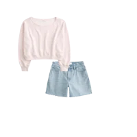 Easy Off-the-Shoulder Sweatshirt