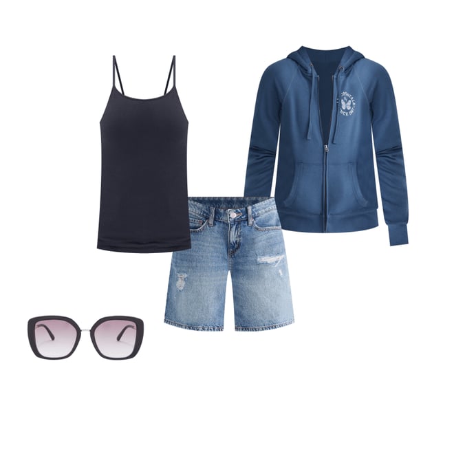 Aeropostale Butterfly Full-Zip Hoodie