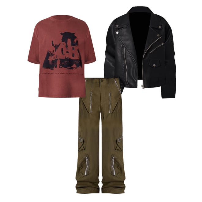 Ultra Baggy Tactical Cargo Pants - Olive | mnml | shop now