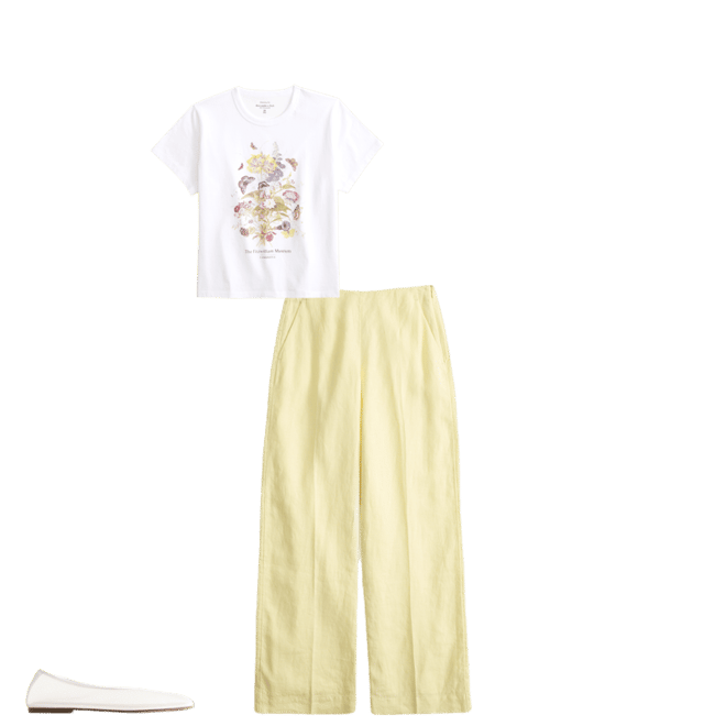 Short-Sleeve Fitzwilliam Museum Graphic Skimming Tee