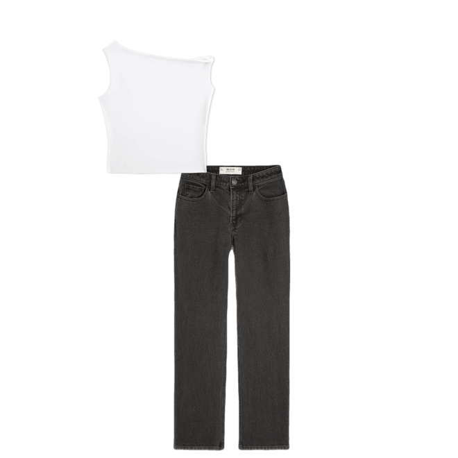 Asymmetrical Off-the-Shoulder Top