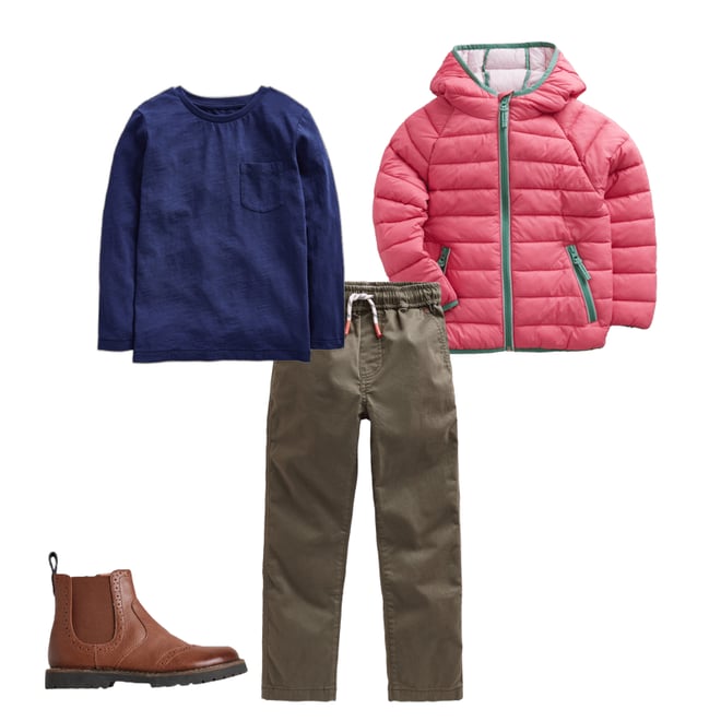 2nd bundle featuring 3 items which compliment Slim Pull On Trousers-Classic Khaki