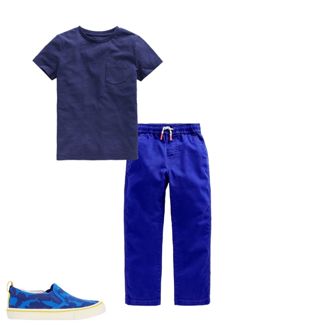 2nd bundle featuring 2 items which compliment Everyday Short Sleeve T-Shirt-College Navy