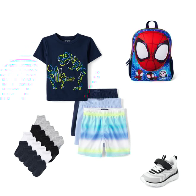 1st bundle featuring 4 items which compliment Baby And Toddler Boys Print Performance Basketball Shorts 3-Pack