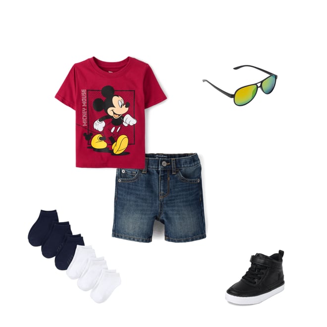 1st bundle featuring 4 items which compliment Baby And Toddler Boys Mickey Mouse Graphic Tee