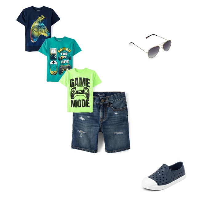 3rd bundle featuring 3 items which compliment Boys Gamer Graphic Tee 3-Pack