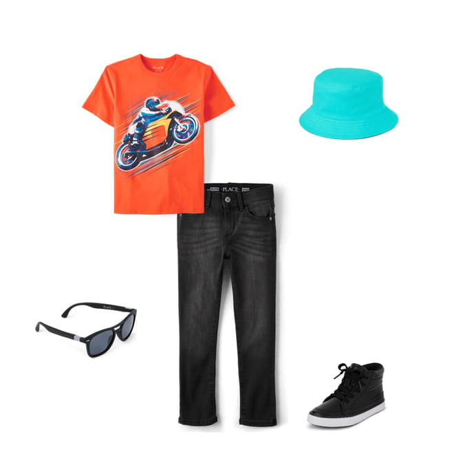 4th bundle featuring 4 items which compliment Boys Reversible Bucket Hat