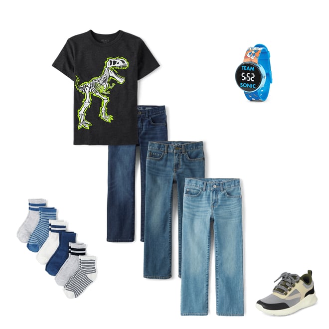 5th bundle featuring 4 items which compliment Boys Bootcut Jeans 3-Pack