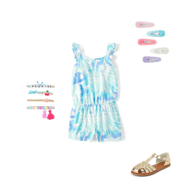 3rd bundle featuring 3 items which compliment Girls Print Flutter Romper