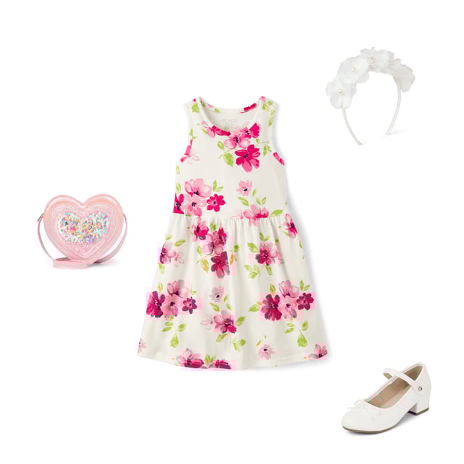 2nd bundle featuring 3 items which compliment Girls Print Everyday Dress