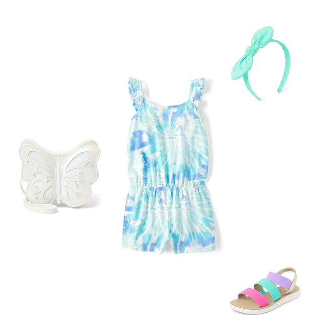 1st bundle featuring 3 items which compliment Girls Print Flutter Romper