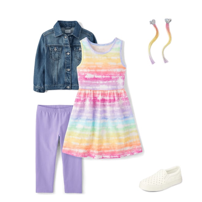 3rd bundle featuring 4 items which compliment Girls Print Everyday Dress